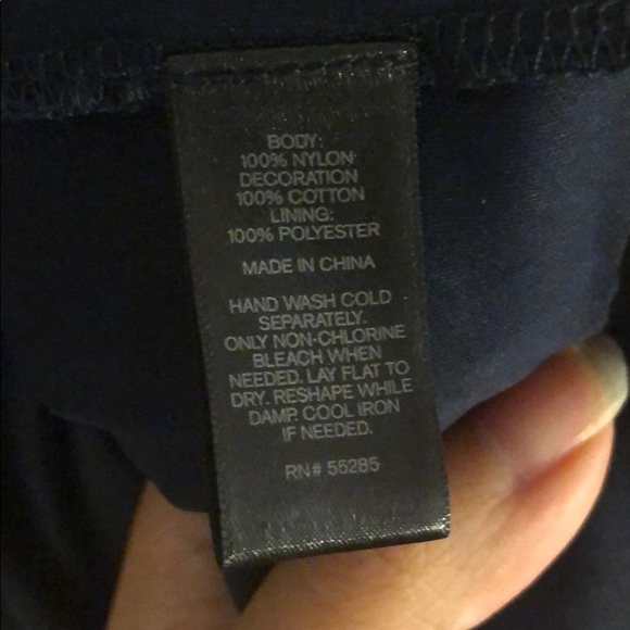 Express Navy Lace dress XL - Picture 3 of 3